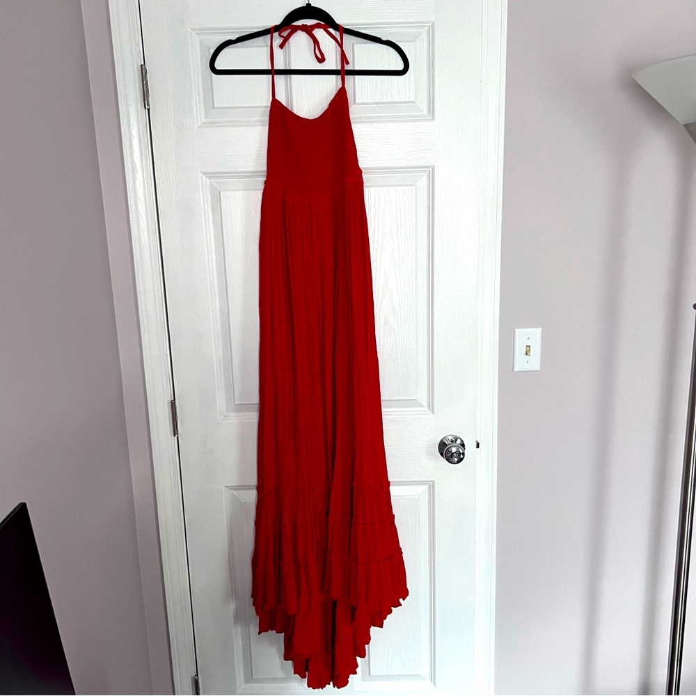Tiered Free People Boho Maxi Dress